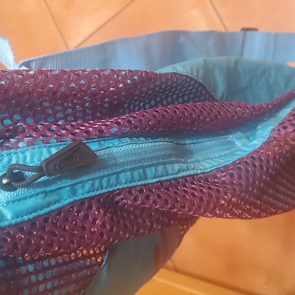 Zumba Large Nylon Mesh Drawstring Backpack - Picture 4 of 4